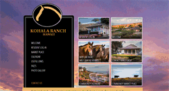 Desktop Screenshot of kohalaranchhawaii.com