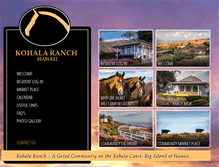 Tablet Screenshot of kohalaranchhawaii.com